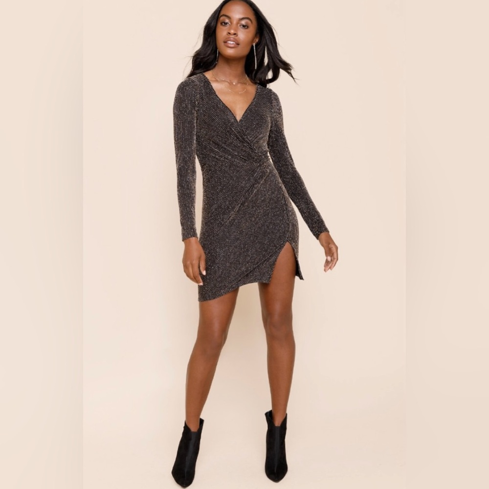 Black Bodycon Knot Dress